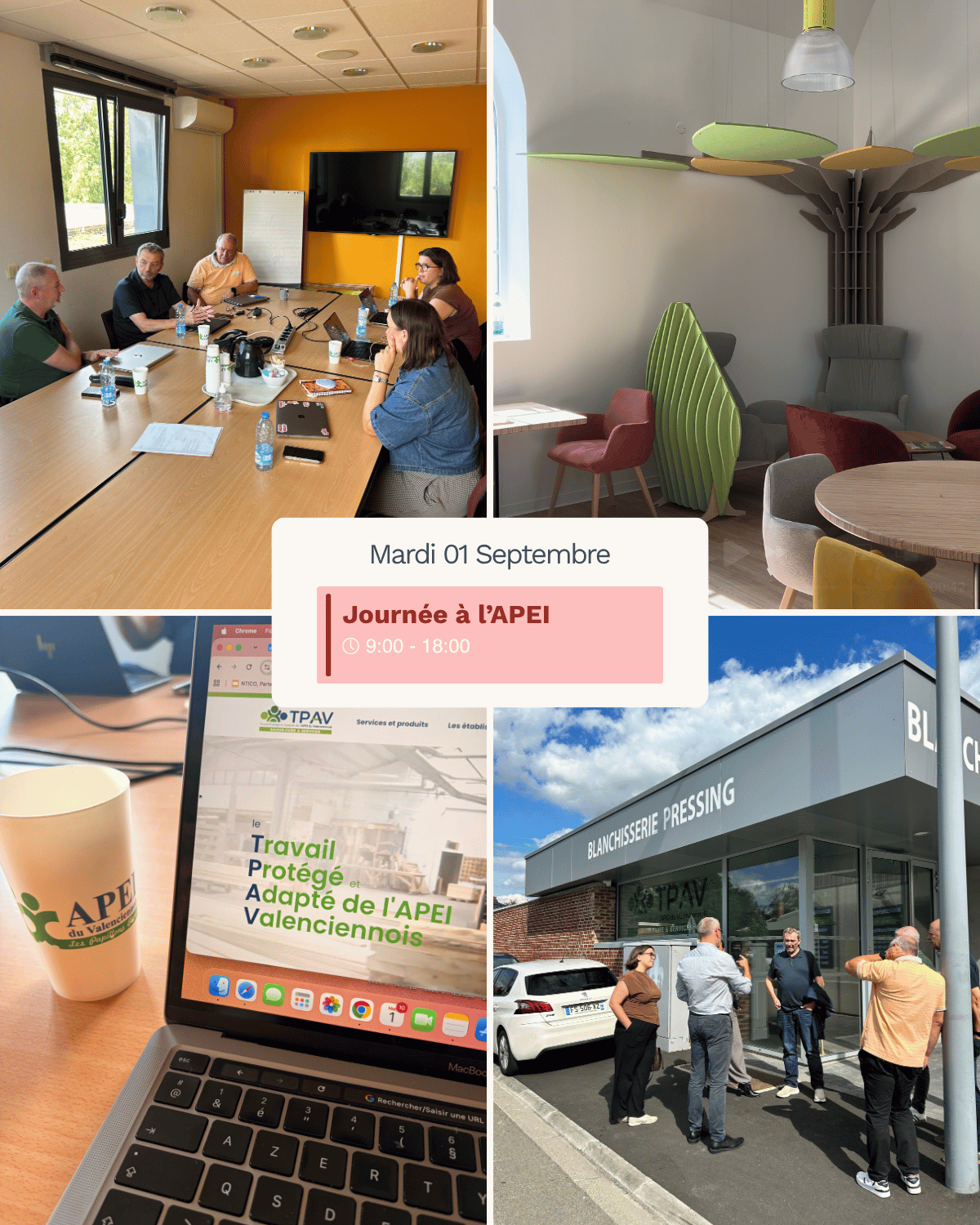 Journée des collaborateurs Ntico à l'APEI du Valenciennois